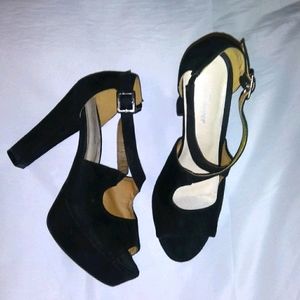 Black "Forever" heels